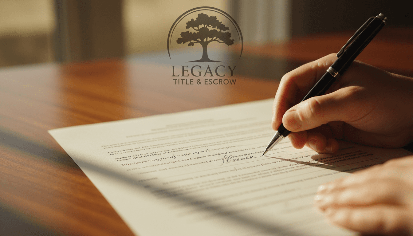 Real Estate Closing Document Signing